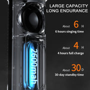 K1 Bluetooth 4.2 Karaoke Live Stereo Sound Wireless Bluetooth Microphone (Gold)