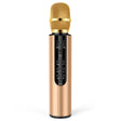 K3 Bluetooth 5.0 Karaoke Live Stereo Sound Wireless Bluetooth Condenser Microphone (Gold) - Microphone by PMC TechLife | Online Shopping South Africa | PMC TechLife | Buy Now Pay Later Mobicred