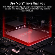 TEYUN NA8 8-channel Small Mixing Console Mobile Phone Sound Card Live Broadcast Computer Recording Console Processor, US Plug(Black)