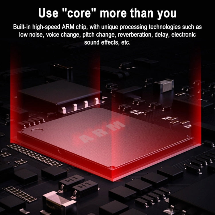 TEYUN NA8 8-channel Small Mixing Console Mobile Phone Sound Card Live Broadcast Computer Recording Console Processor, US Plug(Black)