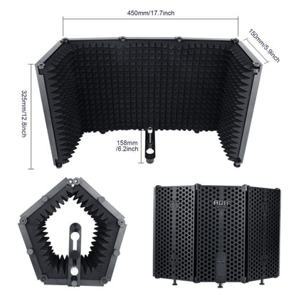 TEYUN S5 Microphone Soundproof Cover Windproof and Sound-absorbing Accessories(Black) - free shipping - PMC Jewellery - Order now!