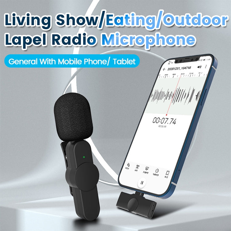 EP033T 8 Pin Interface Lavalier Wireless Radio Microphone - Microphone by PMC TechLife | Online Shopping South Africa | PMC TechLife | Buy Now Pay Later Mobicred