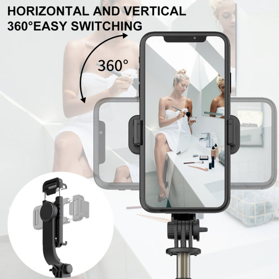 Q03 Bluetooth Remote Control Tripod Selfie Stick Phone Holder (White)