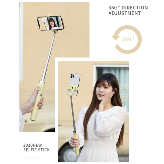 Bluetooth Remote Control Tripod Selfie Stick (Green)