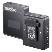 Godox MoveLink II M1 Wireless Lavalier Microphone System with Transmitters and Receiver for DSLR Cameras and Camcorders (Black)