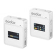 Godox MoveLink II M1 Wireless Lavalier Microphone System with Transmitters and Receiver for DSLR Cameras and Camcorders (White) - free shipping - PMC TechLife - Order now!