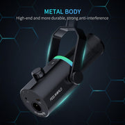 FEELWORLD PM1-AS XLR/USB Dynamic Microphone for Podcasting Recording Gaming Live Streaming with Boom Arm (Black)