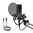 Yanmai X2 Active Noise Reduction Cardioid Pointing Capacitive Recording Microphone Set with Blowout Net & Cantilever Bracket & 1.7m 3.5mm Interface Cable - Microphone by Yanmai | Online Shopping South Africa | PMC TechLife | Buy Now Pay Later Mobicred