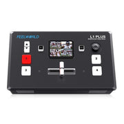 FEELWORLD L1 PLUS Multi-camera Video Mixer Switcher Touch Screen PTZ Control USB3.0 Fast Streaming Switcher (US Plug)