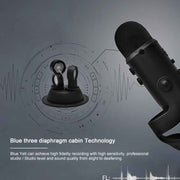 Logitech Blue Yeti USB Condenser Microphone(Black)