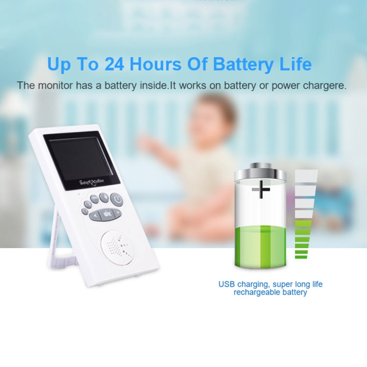 WLSES GB101 2.4 inch Wireless Surveillance Camera Baby Monitor, EU Plug - Baby Monitor by PMC Jewellery | Online Shopping South Africa | PMC Jewellery | Buy Now Pay Later Mobicred