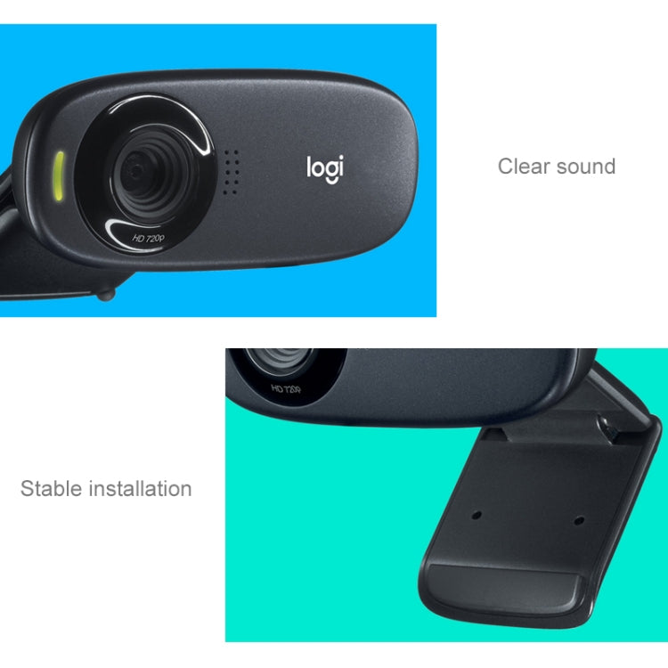 Logitech HD Webcam C310 Easy and Clear HD 720p Video Call(Black) - free shipping - PMC Jewellery - Order now!
