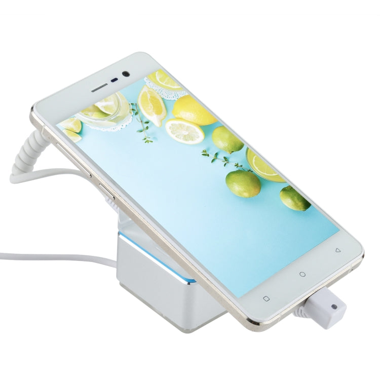 Anti-theft Alarm Stand Security System Burglar Alarm / Anti-theft Alarm Display Holder for Mobile Phones with Micro-USB Port(White) - Security Display Holders by PMC Jewellery | Online Shopping South Africa | PMC Jewellery | Buy Now Pay Later Mobicred