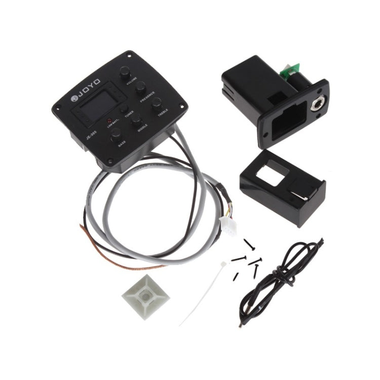 JOYO JE-305 Guitar Pickup 4-Band EQ Preamp Tuner Pickup Equalizer with Tuning Function (Black) - String Instrument Accessories by JOYO | Online Shopping South Africa | PMC Jewellery | Buy Now Pay Later Mobicred