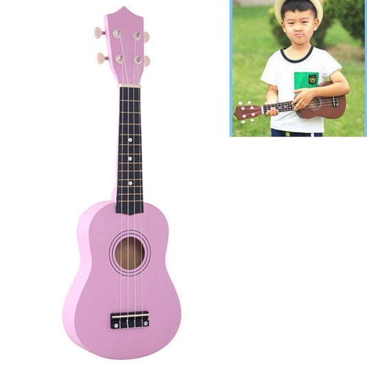 HM100 21 inch Basswood Ukulele Children Musical Enlightenment Instrument(Pink) - String Instrument Accessories by PMC Jewellery | Online Shopping South Africa | PMC Jewellery | Buy Now Pay Later Mobicred