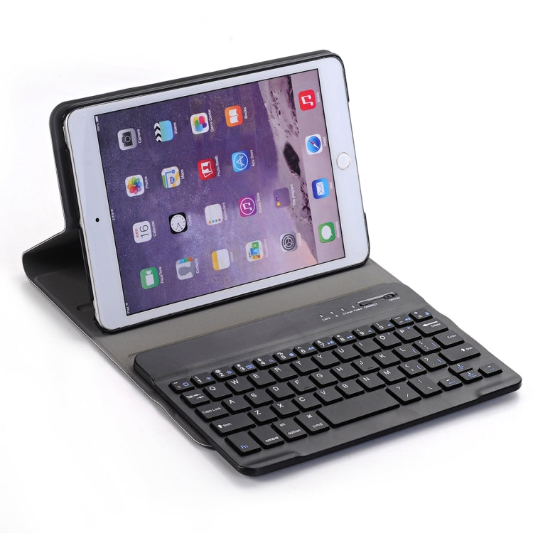 A03 for iPad mini 3 / 2 / 1 Universal Ultra-thin ABS Horizontal Flip Tablet Case + Bluetooth Keyboard(Black) - For iPad mini by PMC Jewellery | Online Shopping South Africa | PMC Jewellery | Buy Now Pay Later Mobicred