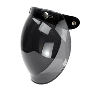 Soman Motorcycle Bubble Visor Open Face Helmet Visor Helmet Windshield Shield with Transparent Frame(Yellow)