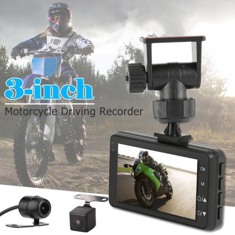 MT-80 3.0 inch 140 Degrees Wide Angle HD Video Motorcycle Dual  Camera DVR, Support TF Card (32GB Max) - Electrical Instruments by PMc TechLife | Online Shopping South Africa | PMc TechLife | Buy Now Pay Later Mobicred