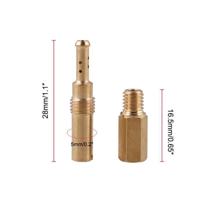 MB-FP002 20 PCS Motorcycle Modified Universal Carburetor Injector Set - Others by PMC TechLife | Online Shopping South Africa | PMC TechLife