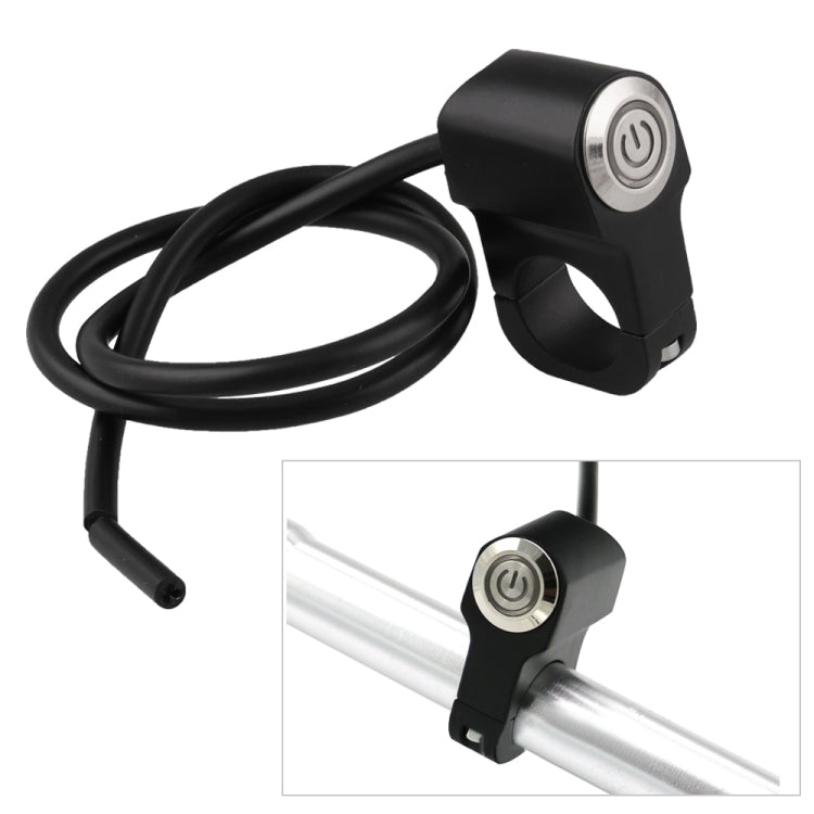 MB-BS001-R Motorcycle Motorcycle Switches 22mm Handlebar Mount Switch Headlight Hazard Brake Light Power Switch with Indicator Light (Red Light) - Electrical System by PMC Jewellery | Online Shopping South Africa | PMC Jewellery | Buy Now Pay Later Mobicred