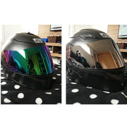 MB-MHL001 Motorcycle Helmet Shield Glasses Helmet Lens Full Face Visor Helmet Visor for AGV K3-SV K5(Dark Smoke)