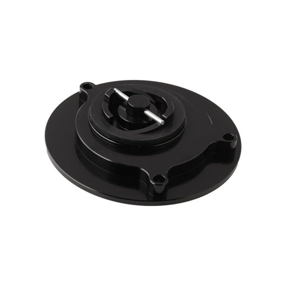 MB-OC029-BK Motorcycle Aluminum Oil Box Cover for Kawasaki FZX-6R / ZX-6RF 1-3 (Black)
