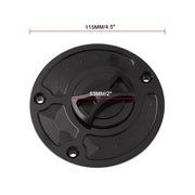 MB-OC029-BK Motorcycle Aluminum Oil Box Cover for Kawasaki FZX-6R / ZX-6RF 1-3 (Black)