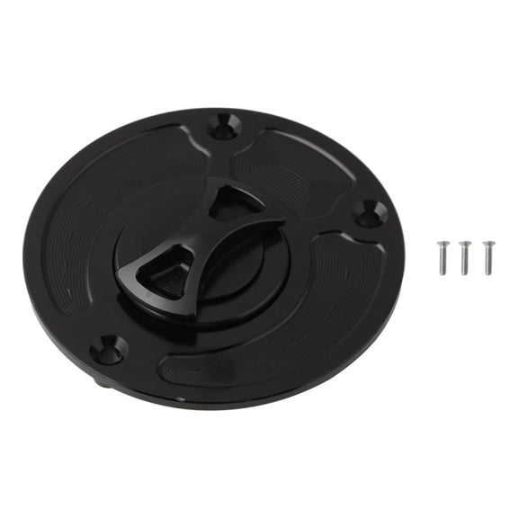 MB-OC029-BK Motorcycle Aluminum Oil Box Cover for Kawasaki FZX-6R / ZX-6RF 1-3 (Black)
