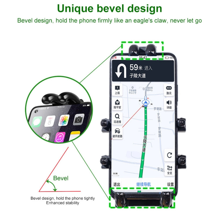 Tilt Rearview Mirror Screw Hole Ball-Head Motorcycle Eight-jaw Aluminum Phone Navigation Bracket - free shipping - PMC TechLife - Order now!