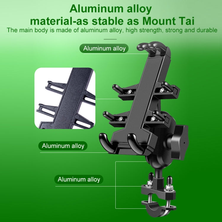 Tilt Rearview Mirror Screw Hole Ball-Head Motorcycle Eight-jaw Aluminum Phone Navigation Bracket - free shipping - PMC TechLife - Order now!
