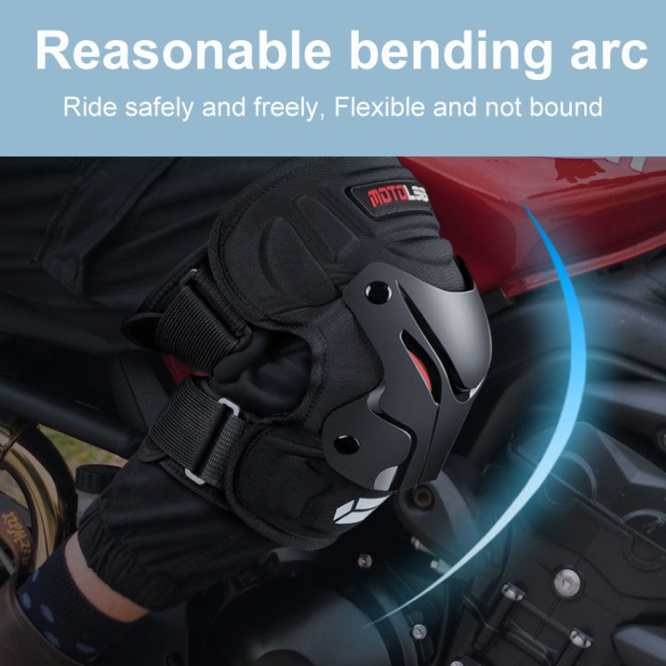 Motolsg 2 in 1 Elbow Pads Outdoor Sports Hiking Ski Motorcycle Bicycle Riding Protective Gear with Reflective Strip (Black) - Protective Gear by PMC TechLife | Online Shopping South Africa | PMC TechLife | Buy Now Pay Later Mobicred