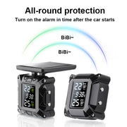M4 Anti-vibration Motorcycles Tire Pressure Monitor with Anti-theft Screw Holder