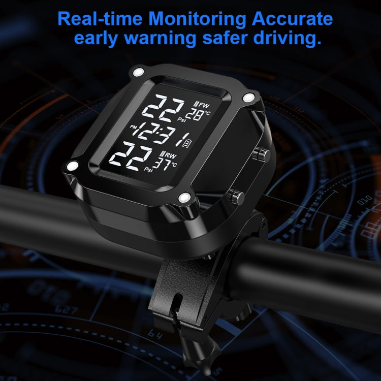 M6 Motorcycles Tire Pressure Monitor with Holder - Electrical Instruments by PMC TechLife | Online Shopping South Africa | PMC TechLife