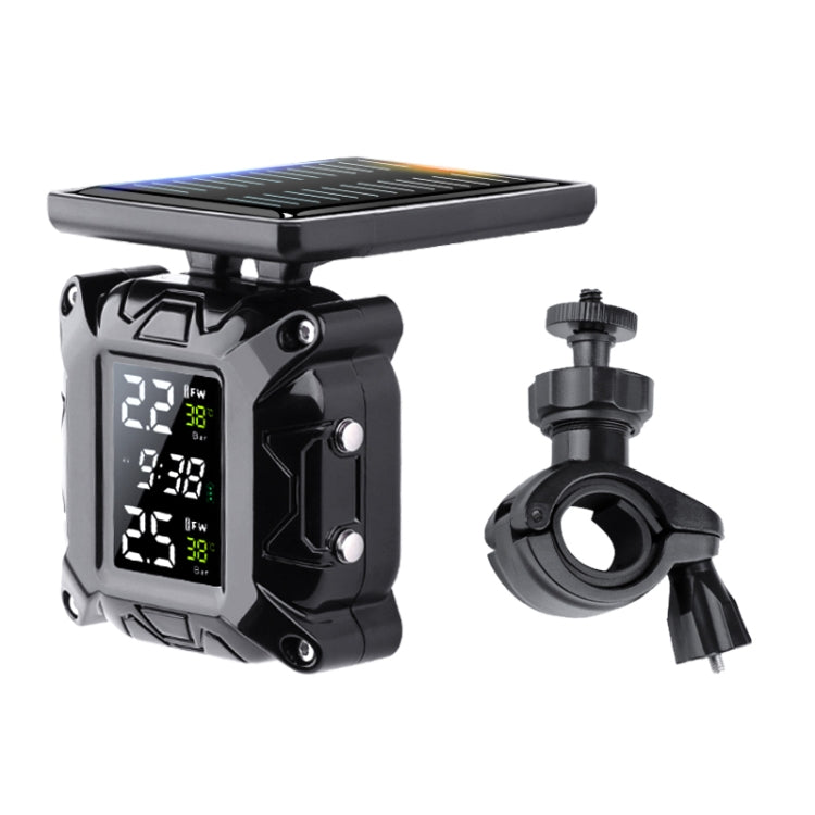 M9 Motorcycle Solar Wireless Tire Pressure Monitor  Tire Pressure - Electrical System by PMC TechLife | Online Shopping South Africa | PMC TechLife | Buy Now Pay Later Mobicred