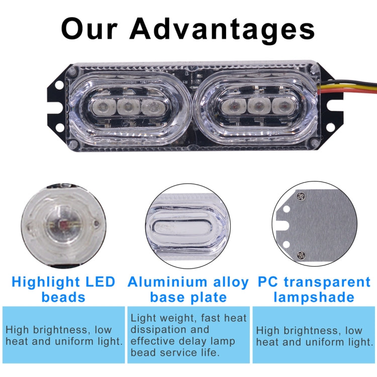 Motorcycle DC 9V-80V 2W Strobe Tail Light - Signal Lights by PMC Jewellery | Online Shopping South Africa | PMC Jewellery | Buy Now Pay Later Mobicred