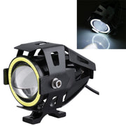 U7 10W 1000LM CREE LED Water-resistant IP67 Headlamp Light with Angel Eyes Light for Motorcycle / SUV, DC 12V
