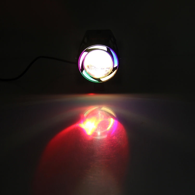 U7 10W 1000LM CREE LED Water-resistant IP67 Headlamp Light with Angel Eyes Light for Motorcycle / SUV, DC 12V