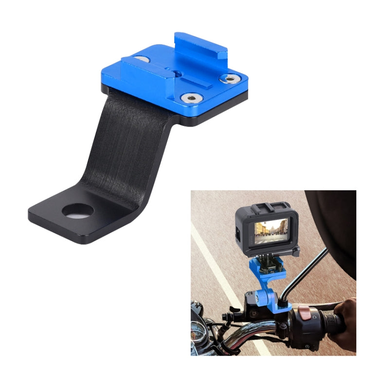 RUIGPRO Motorcycle Handlebar Alloy Phone Bracket for GoPro/ Insta360/DJI OSMO Sport Camera(Blue) - Bicycle Handlebar Mount by PMC TechLife | Online Shopping South Africa | PMC TechLife | Buy Now Pay Later Mobicred