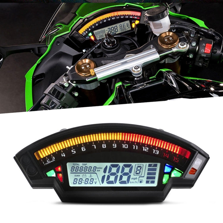 Speedpark Motorcycle LCD TFT Digital Speedometer 14000RPM 6 Gear Backlight Motorcycle Odometer for 1,2,4 Cylinders Meter - free shipping - PMC TechLife - Order now!