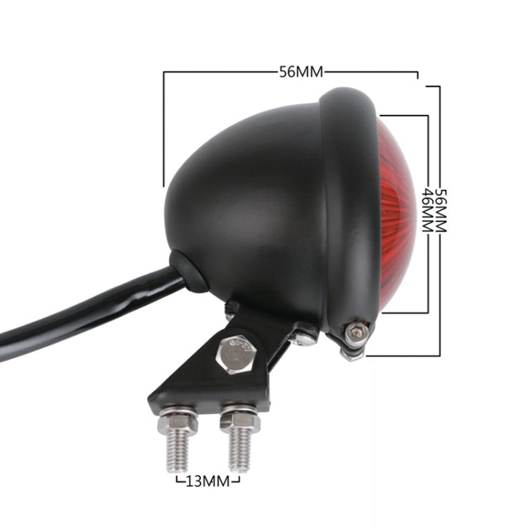 Speedpark 12V Motorcycle Modified Tail Light Brake Light for Harley(Silver+Black) - free shipping - PMC Jewellery - Order now!
