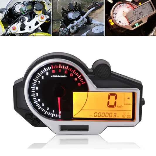 Speedpark Universal Motorcycle Instrument Colorful LED LCD N1-6 Speedometer Odometer Tachometer - free shipping - PMC Jewellery - Order now!
