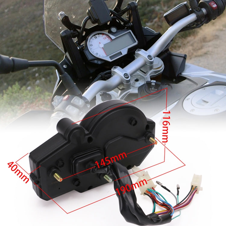 Speedpark Universal Motorcycle Instrument Colorful LED LCD N1-6 Speedometer Odometer Tachometer - free shipping - PMC Jewellery - Order now!