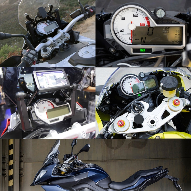 Speedpark Universal Motorcycle Instrument Colorful LED LCD N1-6 Speedometer Odometer Tachometer - free shipping - PMC Jewellery - Order now!