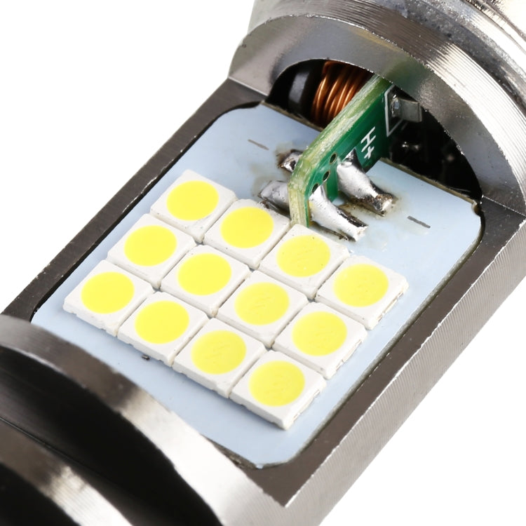 H4 DC12V / 7.4W Motorcycle LED Headlight with 24LEDs SMD-3030 Lamp Beads (White Light) - free shipping - PMC TechLife - Order now!