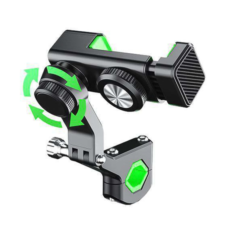 Motorcycle Spherical Compass Phone Holder, Handlebar without Light (Green) - free shipping - PMC TechLife - Order now!