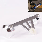 MP1001 Motorcycle Paper Car License Plate Placement Tube Water-resistant Motorcycle Tax Tube Cylindrical Disc Paper Holder Air Vehicle License Plate Frame for Motorcycles(White)