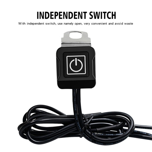 WUPP ZH-975B3 Motorcycle Aluminum Alloy Water-resistant Mobile Phone Double QC3.0 Quick Charging Charger with Voltmeter(Black)