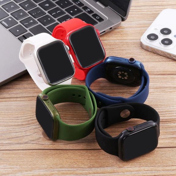 For Apple Watch Series 7 41mm Black Screen Non-Working Fake Dummy Display Model (Blue)
