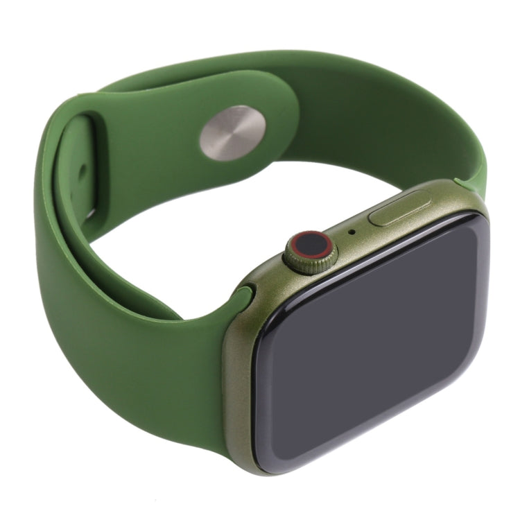For Apple Watch Series 7 45mm Black Screen Non-Working Fake Dummy Display Model (Green)