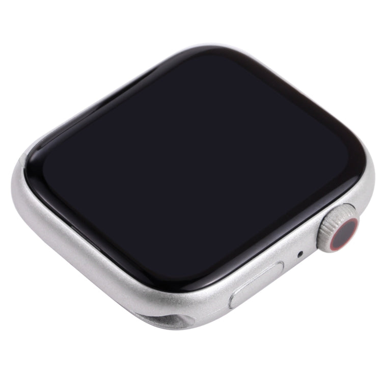 For Apple Watch Series 7 41mm Black Screen Non-Working Fake Dummy Display Model, For Photographing Watch-strap, No Watchband (Silver)